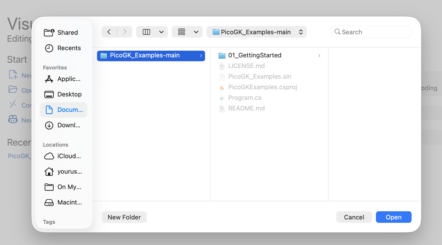 OpenFolder